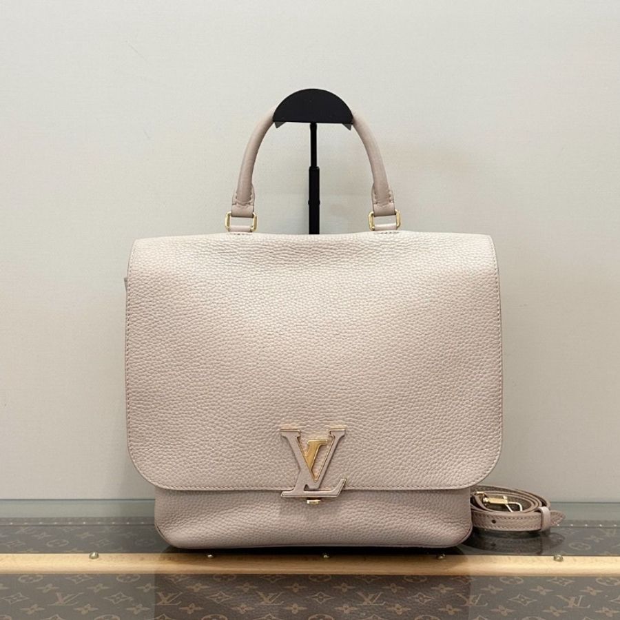 LV 大象灰金扣Volta牛皮 中號手提肩背斜背包 30*26*10.5 9新 配件塵袋-2