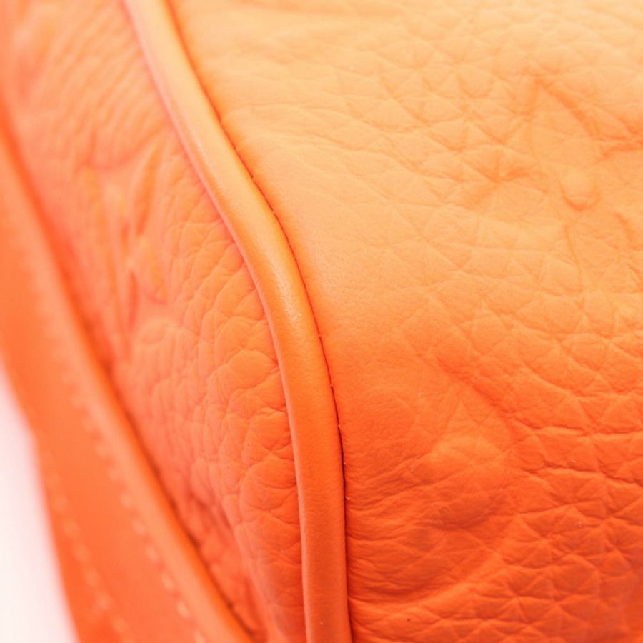 路易威登 Keepall Bandoulire 25 單肩手提包 M20930 皮革 橙色 二手-8