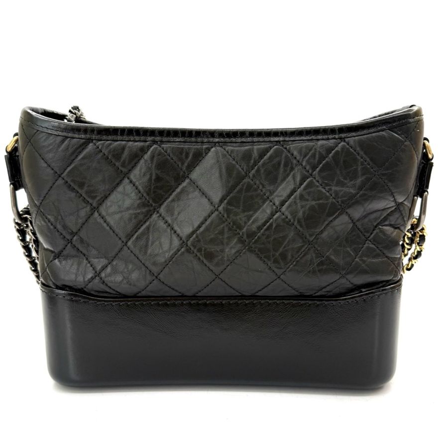 CHANEL 香奈兒 黑色GABRIELLE MEDIUM 流浪包（無卡）-1