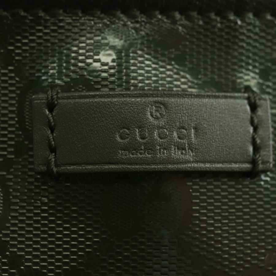 【日本直送】GUCCI GG Implementation 單肩包 PVC 銀色卡其色 201538 Auth am11587V-17