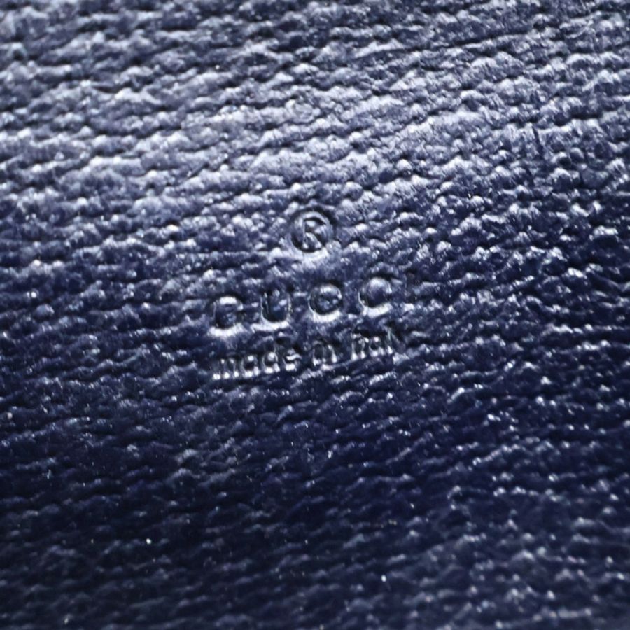 深藍色牛皮 卡夾 名片夾【GUCCI 古馳】 154269-3