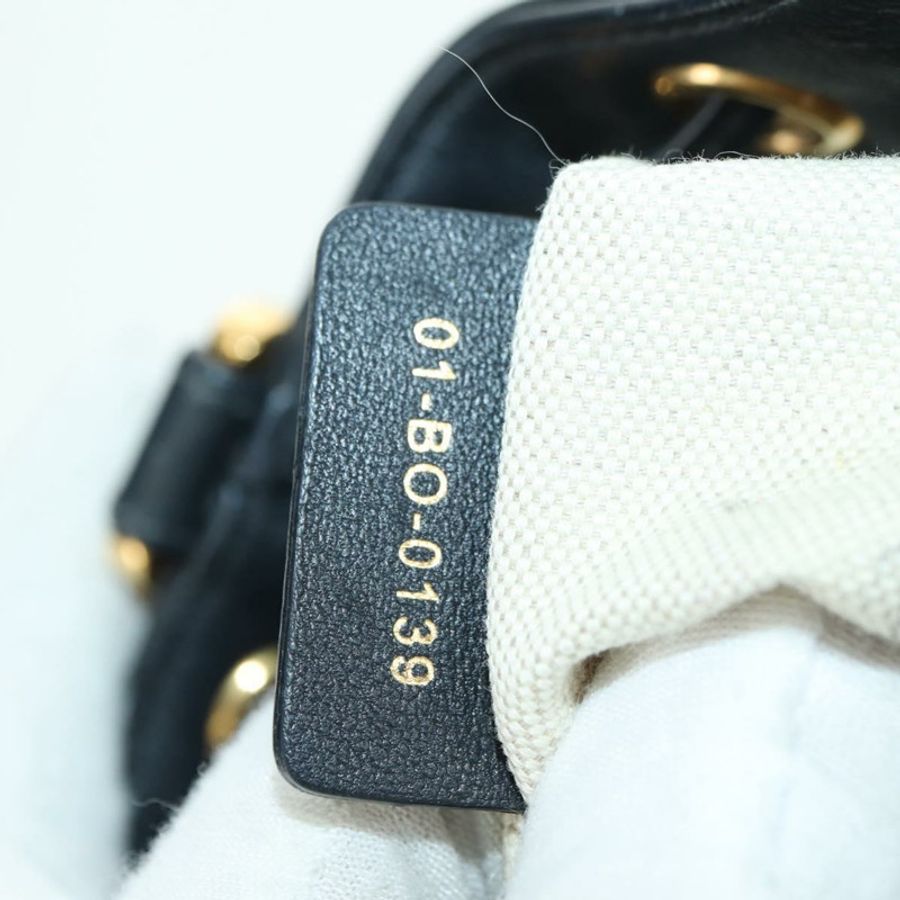【日本直送】Christian Dior Trotter帆布鏈條單肩包 海軍藍 金色 正品 179181V-10