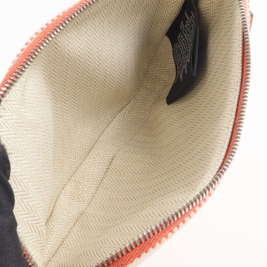 HERMES H Canvas Echappee Case手拿包Vermillon-7