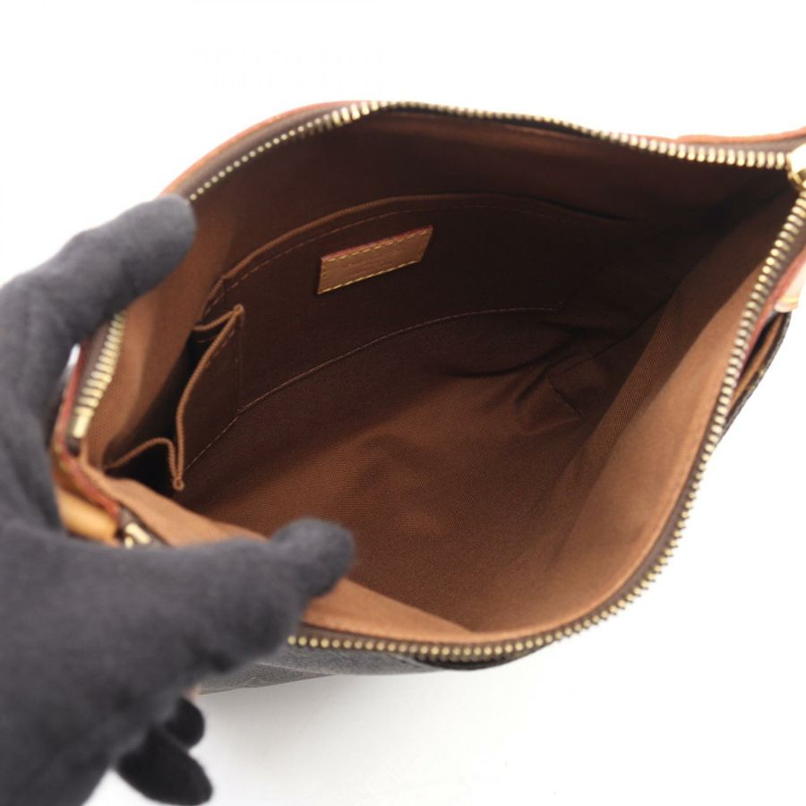 路易威登 Odeon PM 單肩斜背包 M56390 Monogram 帆布 棕色 二手-2