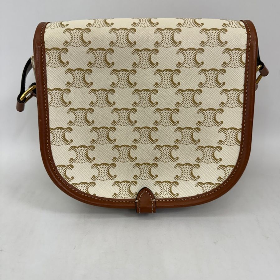 Celine 米白 Medium Folco馬鞍包-2