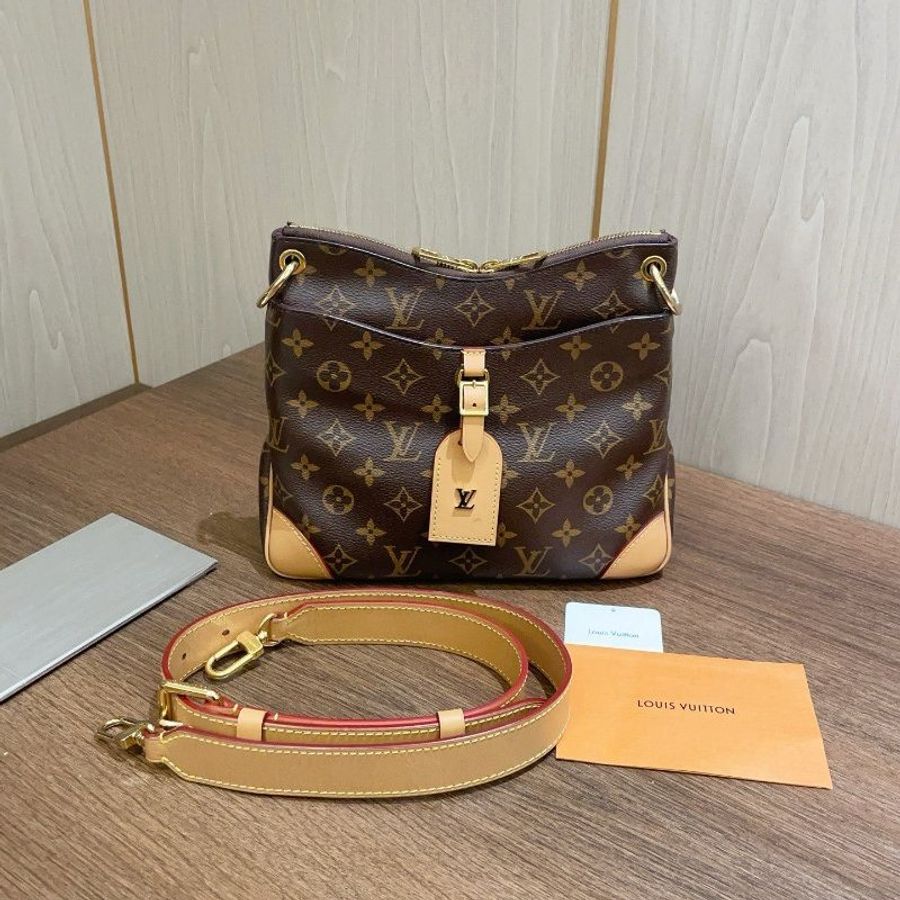 芯片款 路易威登/Louis Vuitton 老花oden小號牛角包-0