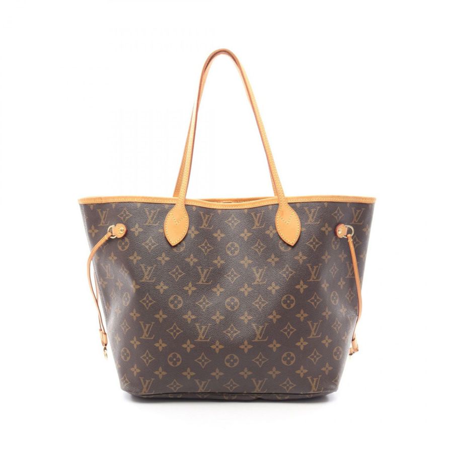 路易威登 Neverfull MM 單肩手提包 M40156 Monogram 帆布皮革二手-0