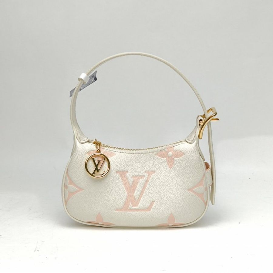 LOUIS VUITTON MoonMini白色牛皮晶片草莓牛奶肩背包-0