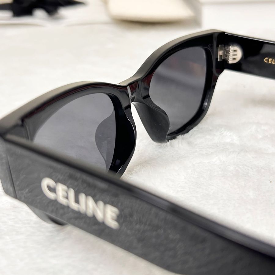 Celine CL40197U 黑膠框太陽眼鏡-4