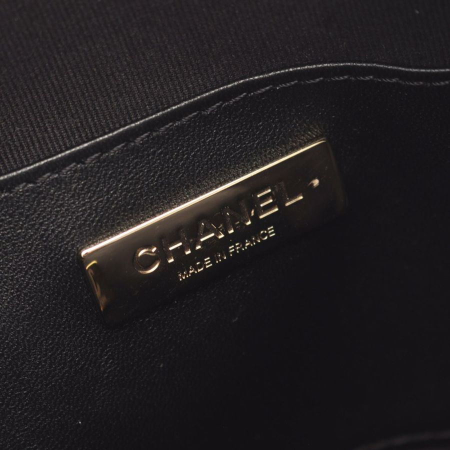 香奈兒 (CHANEL) 絎縫星形鏈條肩背斜背包 AS4579 黑色皮革 金色五金 二手-3