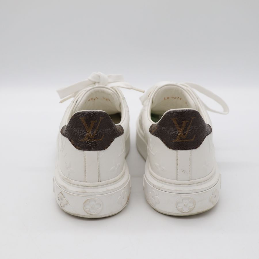 Louis Vuitton路易威登  logo 白色休閒鞋 小白鞋 EU37.5-5