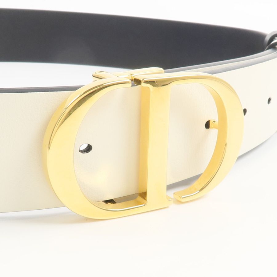 Dior 牛皮皮革30 Montaigne Reversible Belt皮帶-3