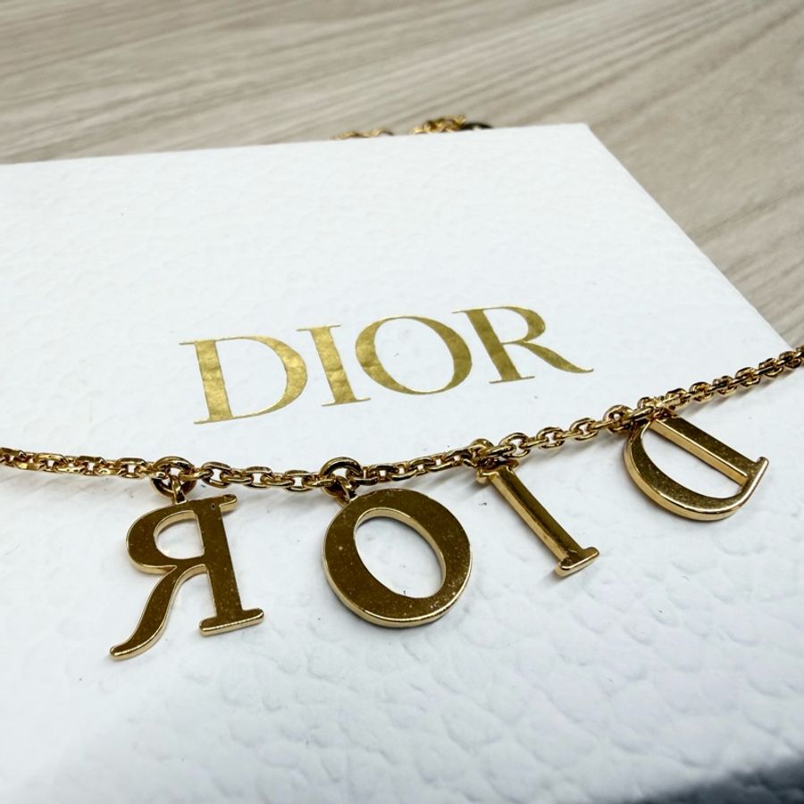 Dior✨金色evolution 項鍊-4