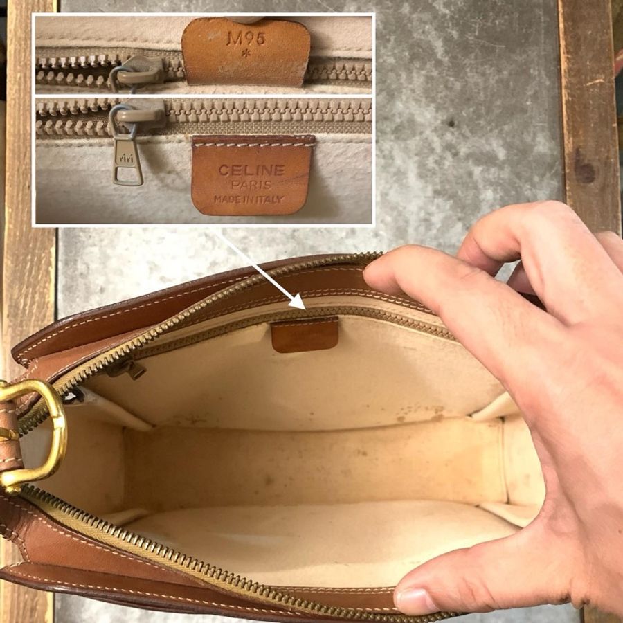Celine Vintage Monogram Shoulder Bag With Gold Hardware  女裝馬蹄扣老花側/斜孭袋-6