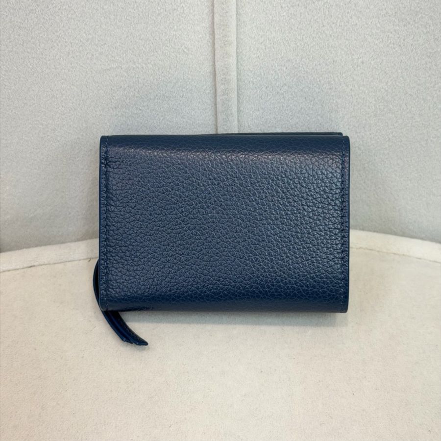 Balenciaga Neo Classic Petrol Blue 三折短夾 XC506-1
