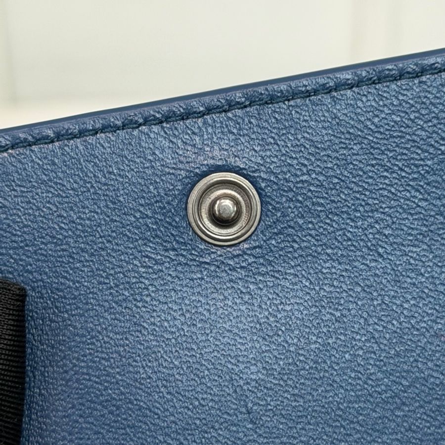 Balenciaga Neo Classic Petrol Blue 三折短夾 XC506-24
