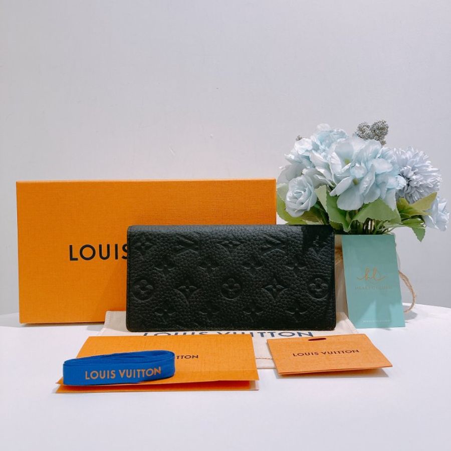 TW4862 Louis Vuitton 路易威登 全黑 長款錢包 皮革压印M69038 Brazza Wallet Monogram Shadow Leather Black-15