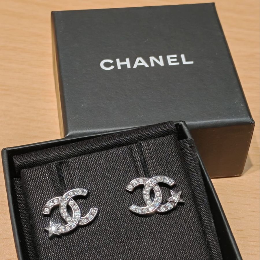 Chanel 21A earrings 星星耳釘-0