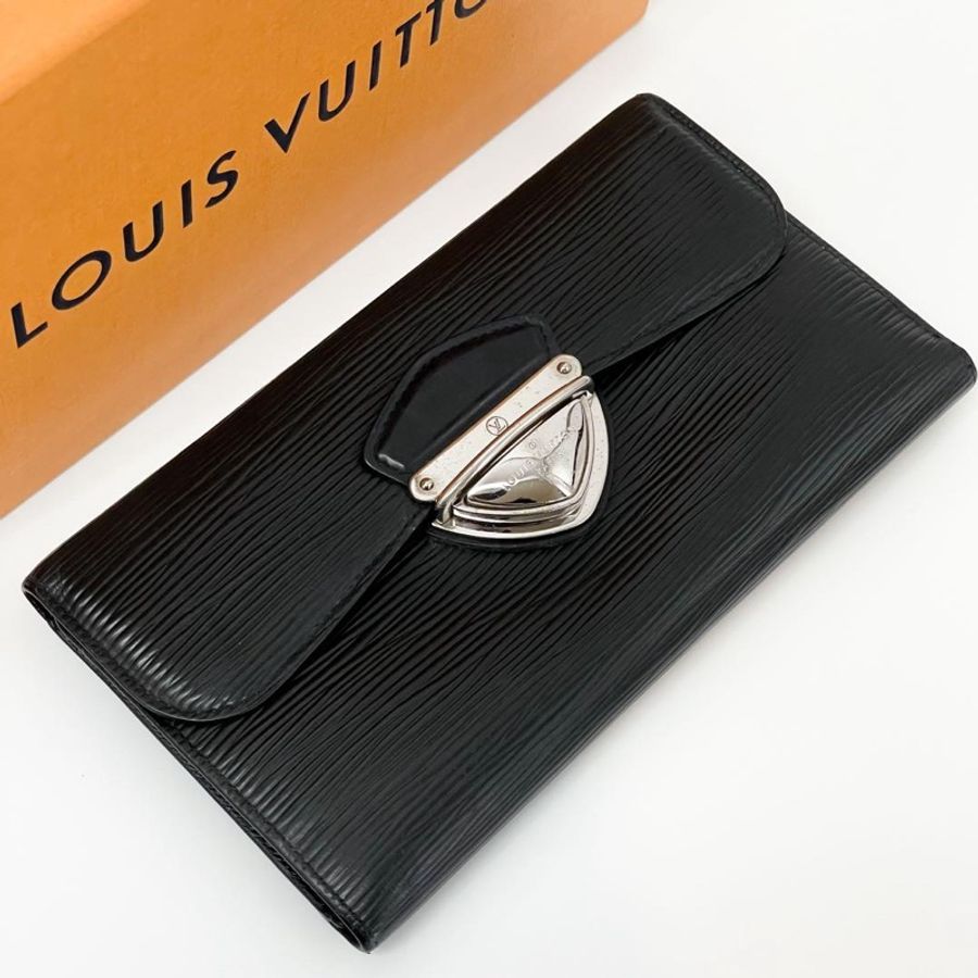 🌷Louis Vuitton 水波紋長夾錢包皮夾|經典花紋✦fufu style 精品✦ 氣質款|皮夾.錢包-4