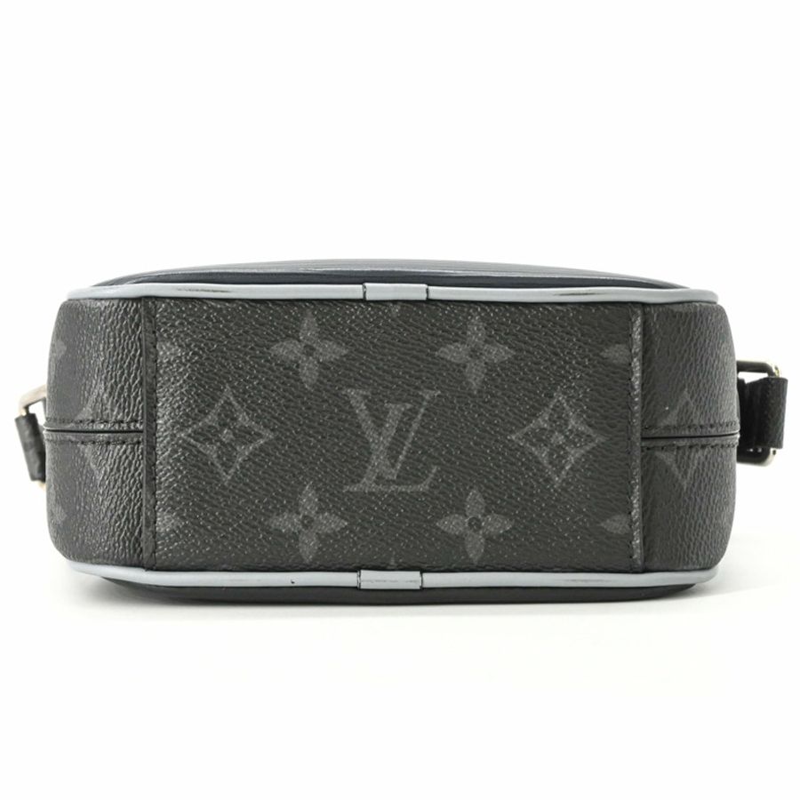 路易威登 (LOUIS VUITTON) Danube PM 單肩背包 Epi Monogram Eclipse 黑/海軍藍 M53421-5