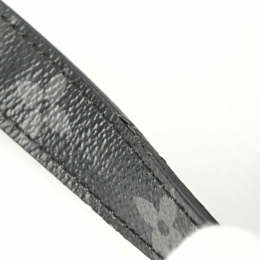 路易威登 (LOUIS VUITTON) Danube PM 單肩背包 Epi Monogram Eclipse 黑/海軍藍 M53421-16