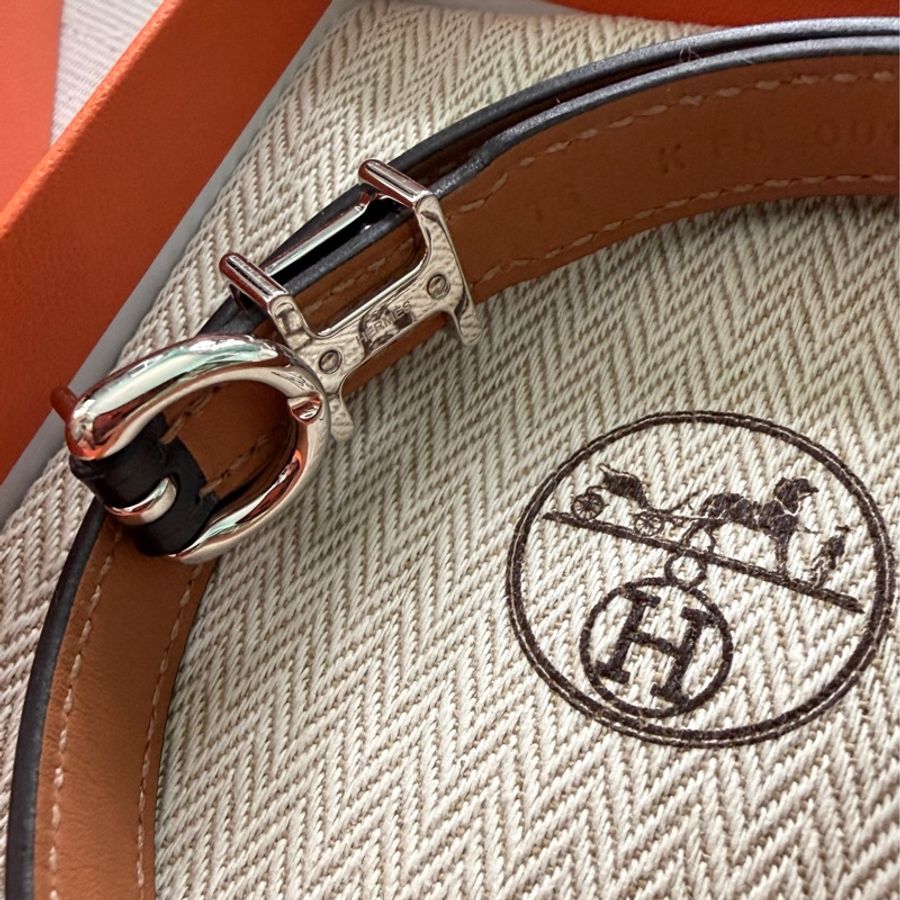 HERMES Trench黑色手環-6