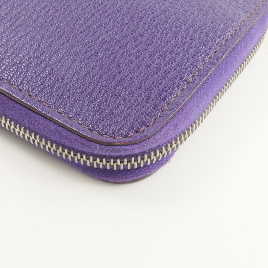 HERMES Chevre皮革Agenda Cover零錢包Iris-9