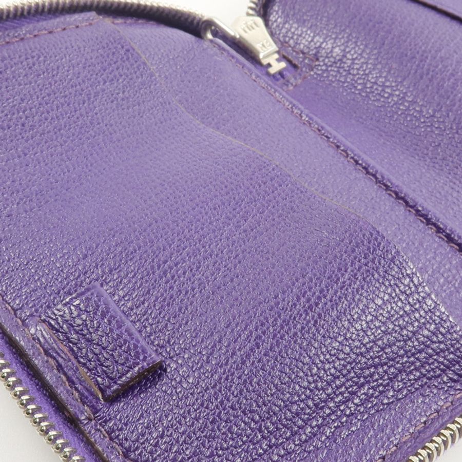 HERMES Chevre皮革Agenda Cover零錢包Iris-14