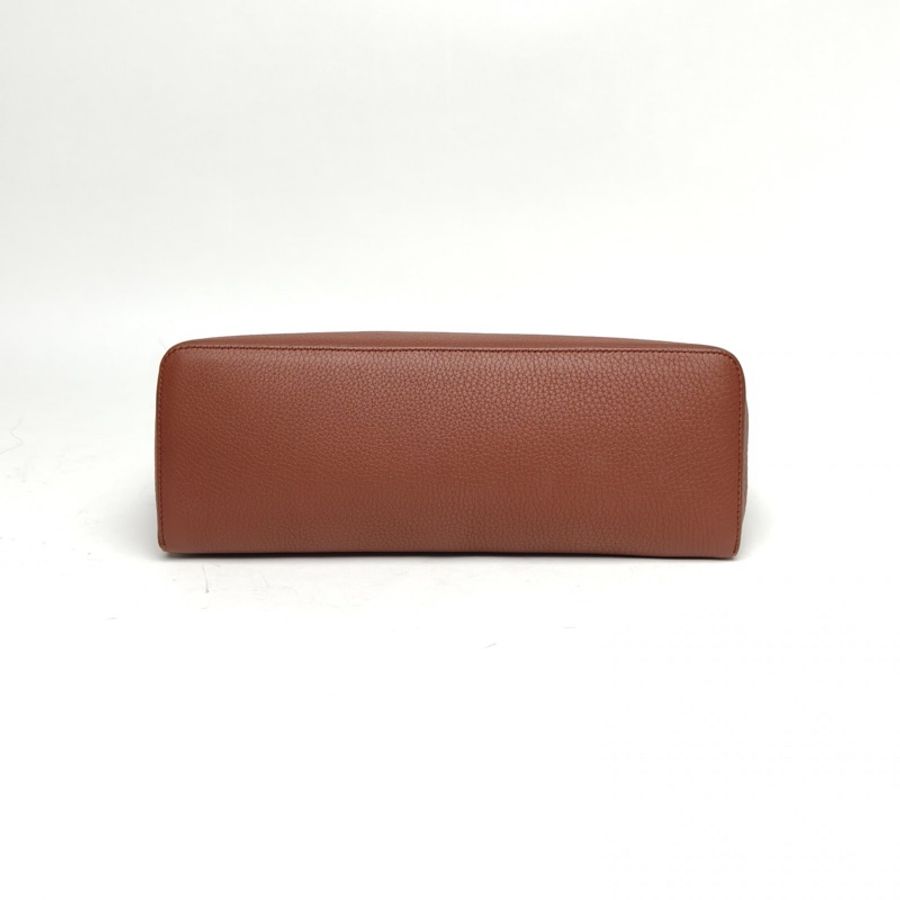 LORO PIANA ExtraPocketL27棗紅色牛皮肩背包-3