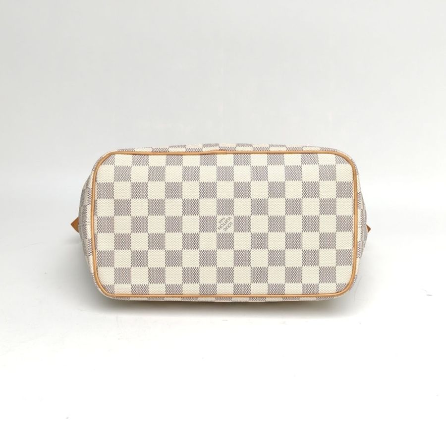 LOUIS VUITTON SaleyaTote托特包白棋格金扣2007-3