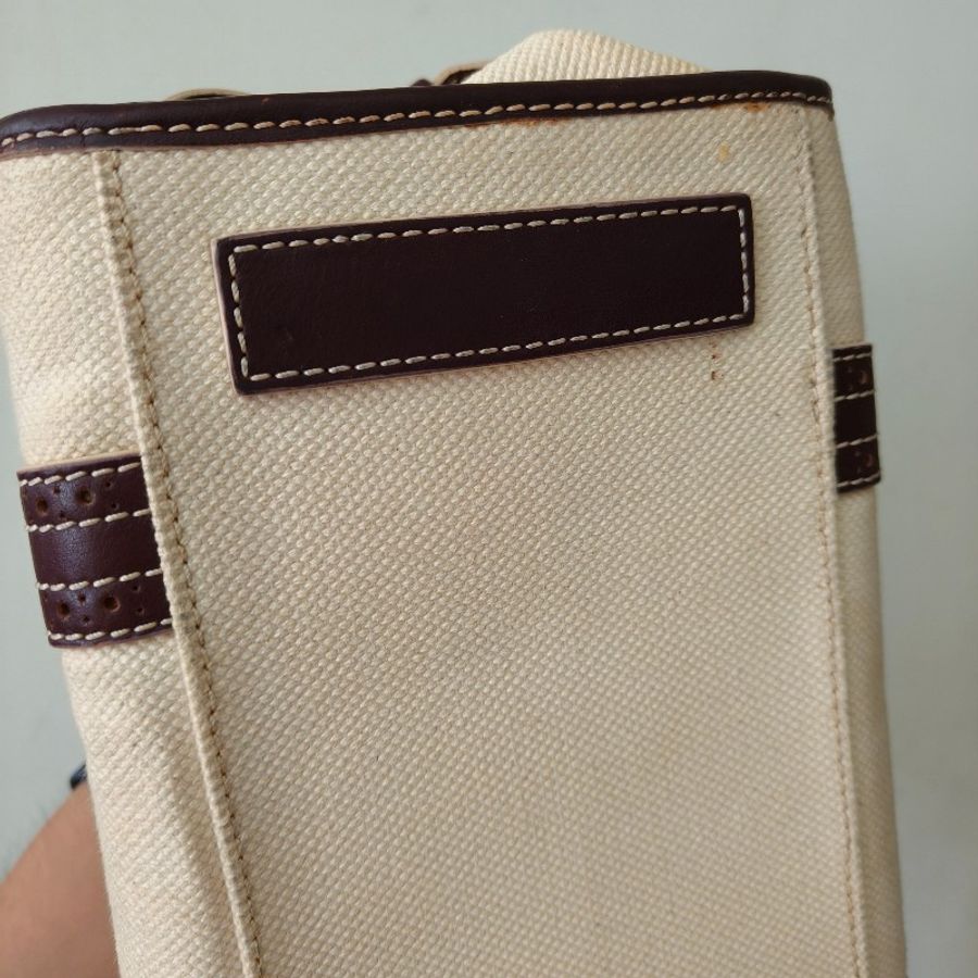 ㊣✨CELINE✨思琳 帆布 皮革 凱旋門 復古 老錢風 法棍包 手提包 肩背包/二手包/保證正品🌳二手樹屋🌳-10