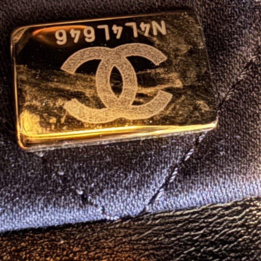 CHANEL 香奈兒 22 Bag, 小號hobo黑金垃圾袋-4