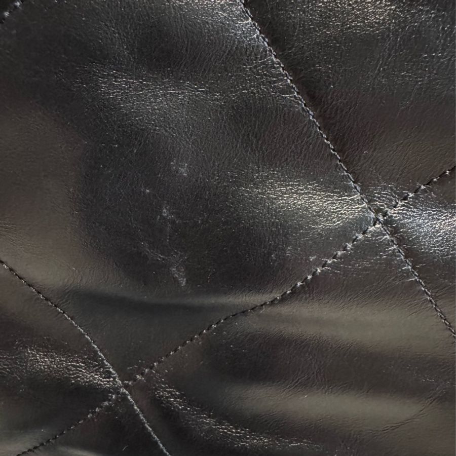 CHANEL 香奈兒 22 Bag, 小號hobo黑金垃圾袋-29