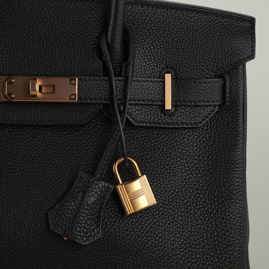 KÉSH 凱仕國際精品【Hermès 黑金天花板配置】HERMÈS Birkin 30 黑金鉑金包｜Black Togo 金釦｜Y 刻 2020 年｜愛馬仕 Birkin 30-13