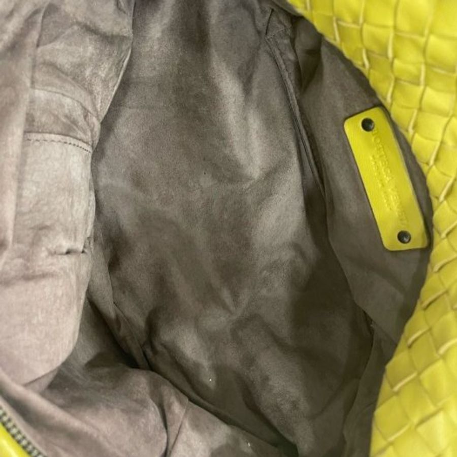 東區正精品㊣BV Bottega Veneta 鵝黃色羊皮編織拉鍊斜肩包側背包 RZ2765-2