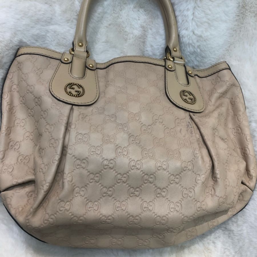 Gucci 杏色上肩袋 Tote-0