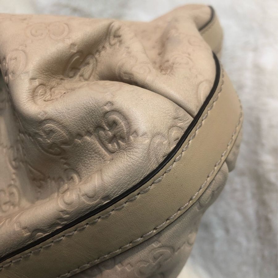 Gucci 杏色上肩袋 Tote-8