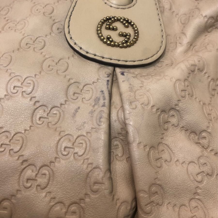 Gucci 杏色上肩袋 Tote-12
