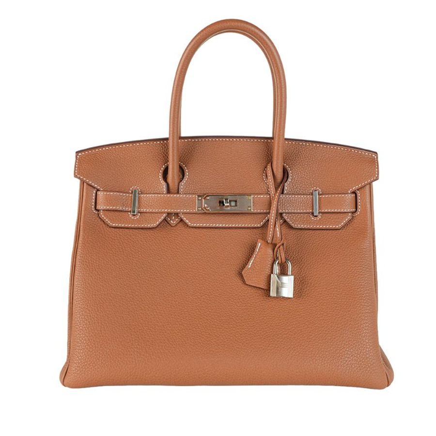 KÉSH 凱仕國際精品【Hermès 金棕銀釦天花板配置】HERMÈS Birkin 30 金棕銀釦鉑金包|Gold Togo 銀釦|Z 刻 2021 年|愛馬仕 Birkin 30-0