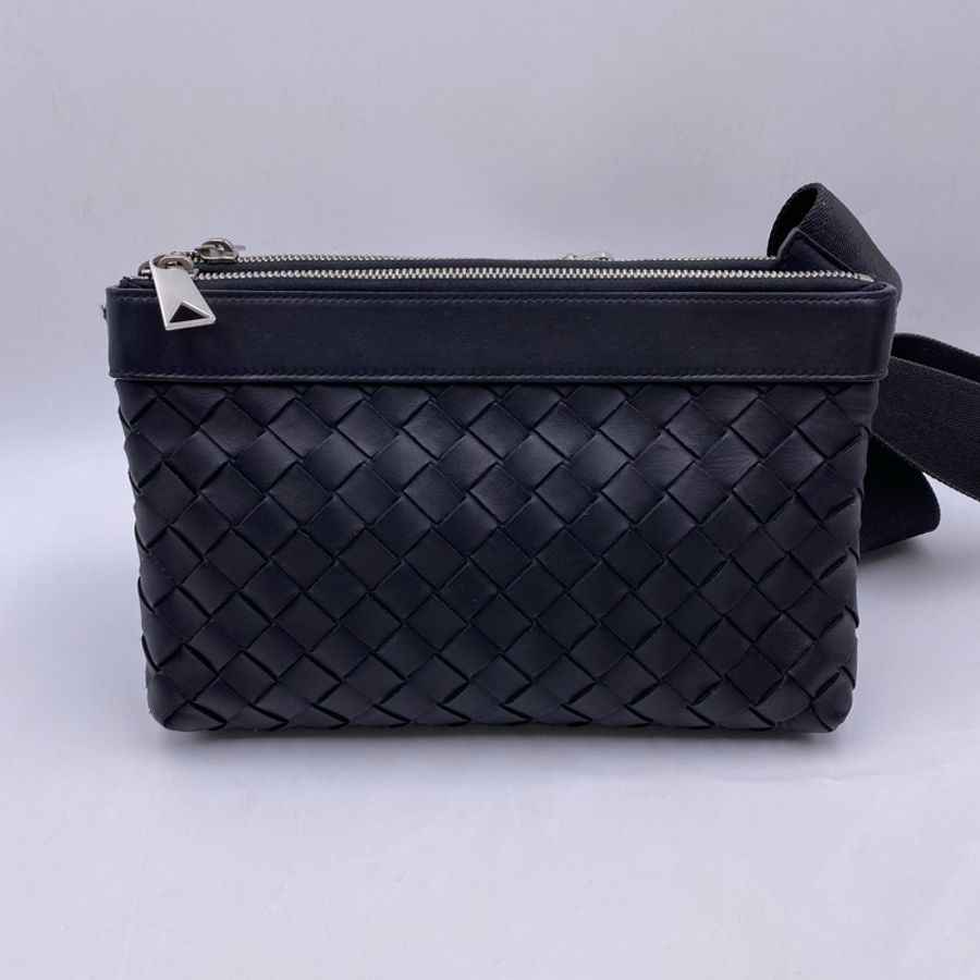 Bottega Veneta  葆蝶家 男女同款 雙層編織斜挎包-0