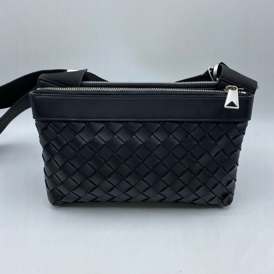 Bottega Veneta  葆蝶家 男女同款 雙層編織斜挎包-1
