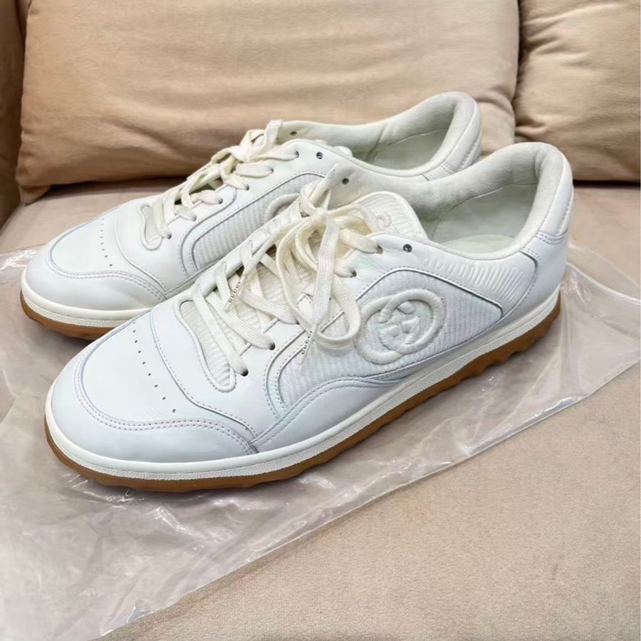 個人閒置 Gucci MAC80 米白板鞋 10碼 義大利製造-2