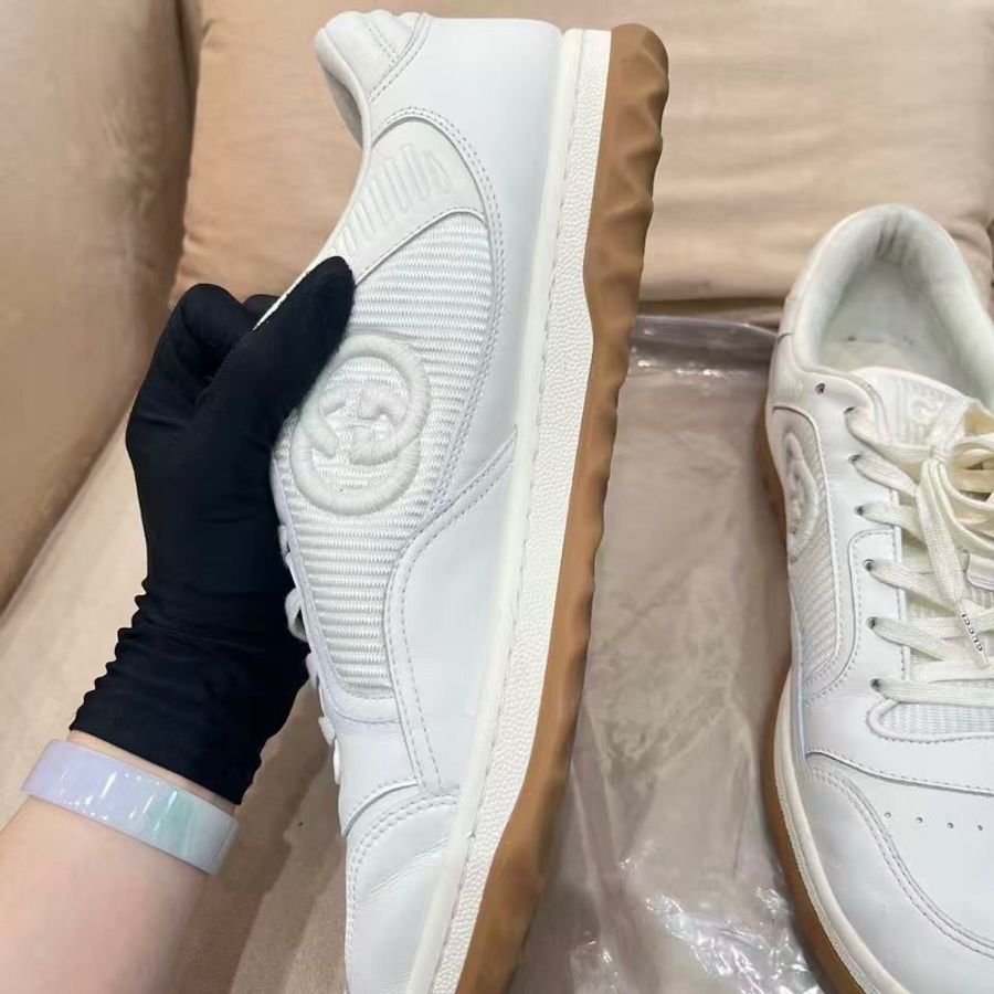 個人閒置 Gucci MAC80 米白板鞋 10碼 義大利製造-3