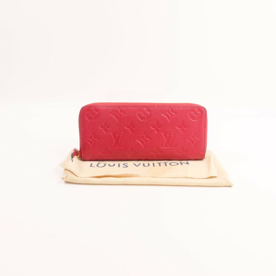 LOUIS VUITTON Monogram Empreinte Empreinte Clemence Wallet長錢包-15