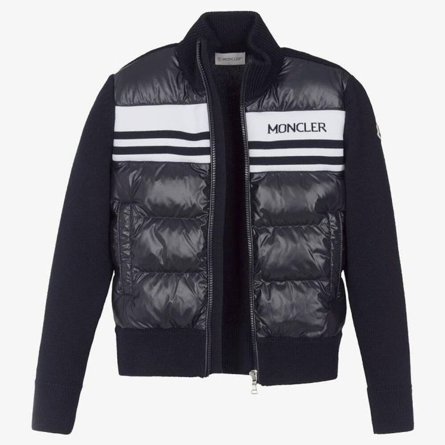 💎Han's house精品服飾💎 moncler 羽絨 拼接 外套 現貨 青年款 原價22700-7