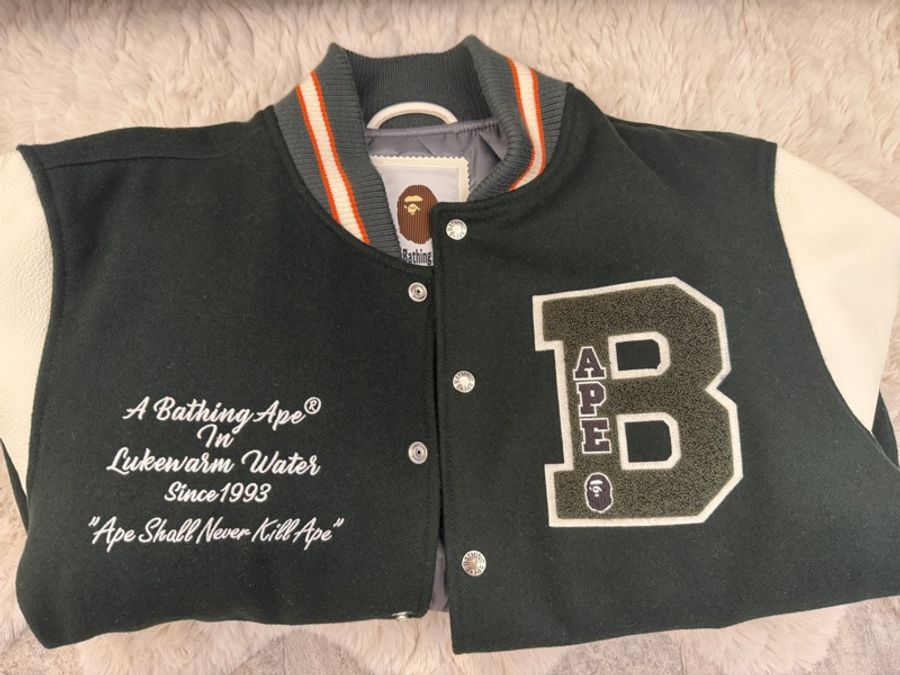 BAPE 棒球厚外套-7