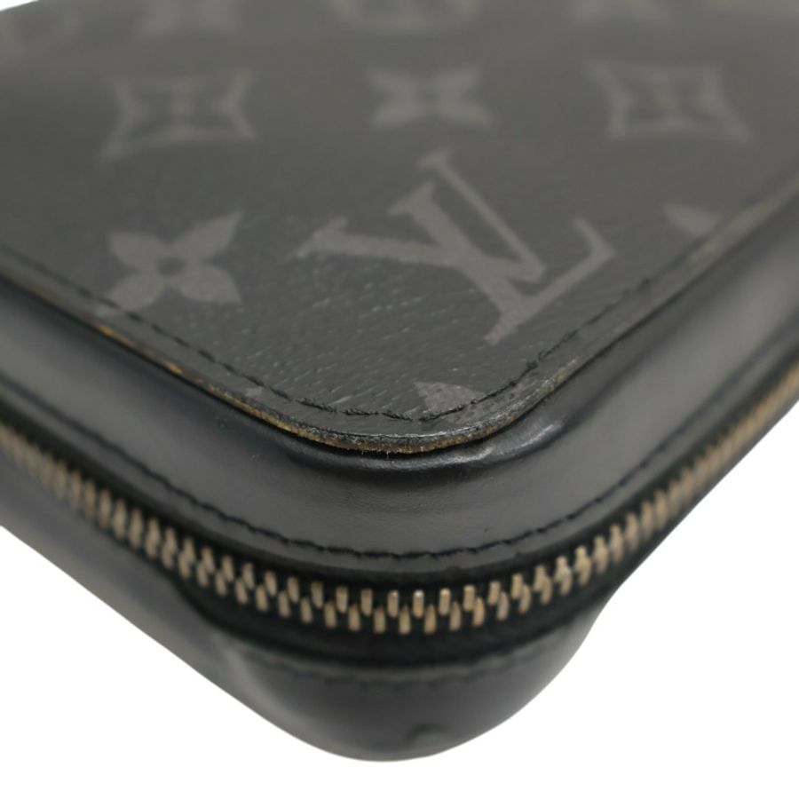 黑色 原花帆布 Zippy XL 手拿包 【LOUIS VUITTON LV 路易威登】 M61698-9
