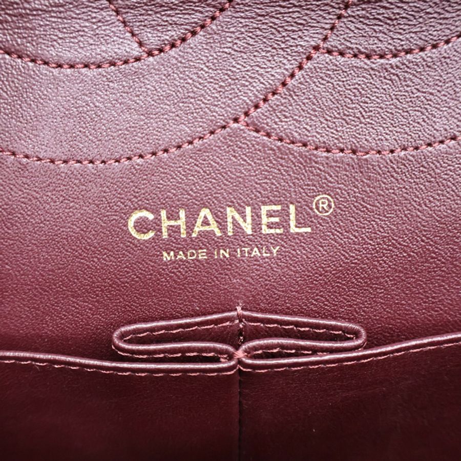 黑色 菱格紋牛皮 2.55 Maxi 肩背包【CHANEL 香奈兒】-4