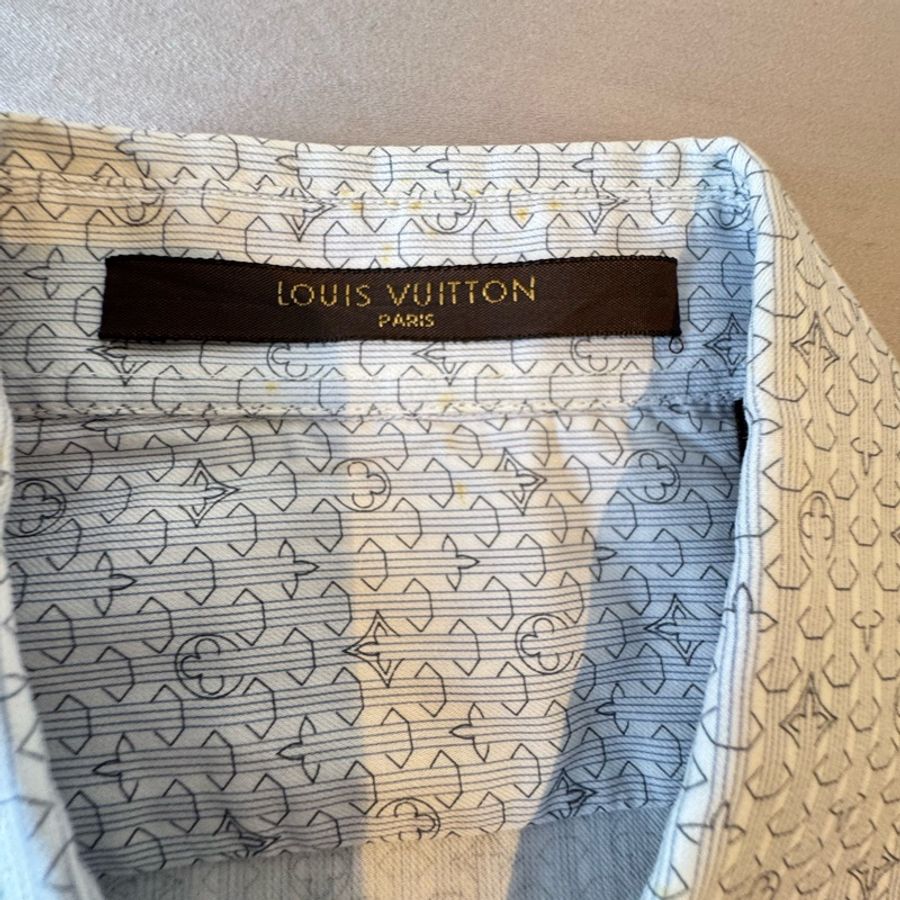 LV Louis Vuitton 長袖 Monogram 襯衫-15