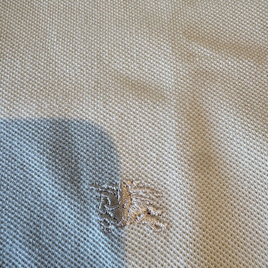 Burberry 短袖米色Polo衫-3